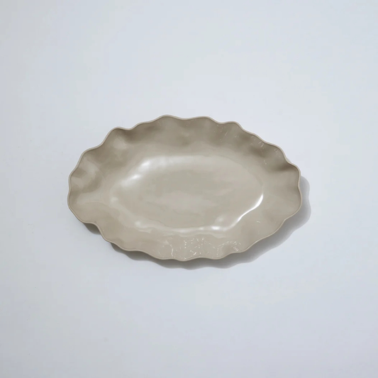 MARMOSET FOUND Ruffle Rectangle Platter - Extra large