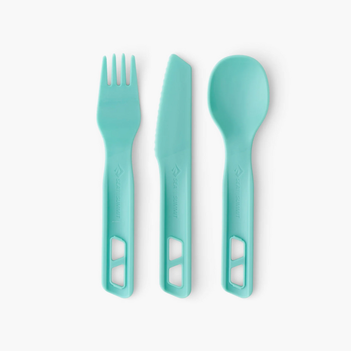 SEA TO SUMMIT Passage Cutlery Set 3 Piece - Aqua Sea