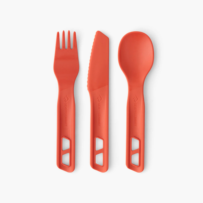 SEA TO SUMMIT Passage Cutlery Set 3 Piece - Spicy Orange