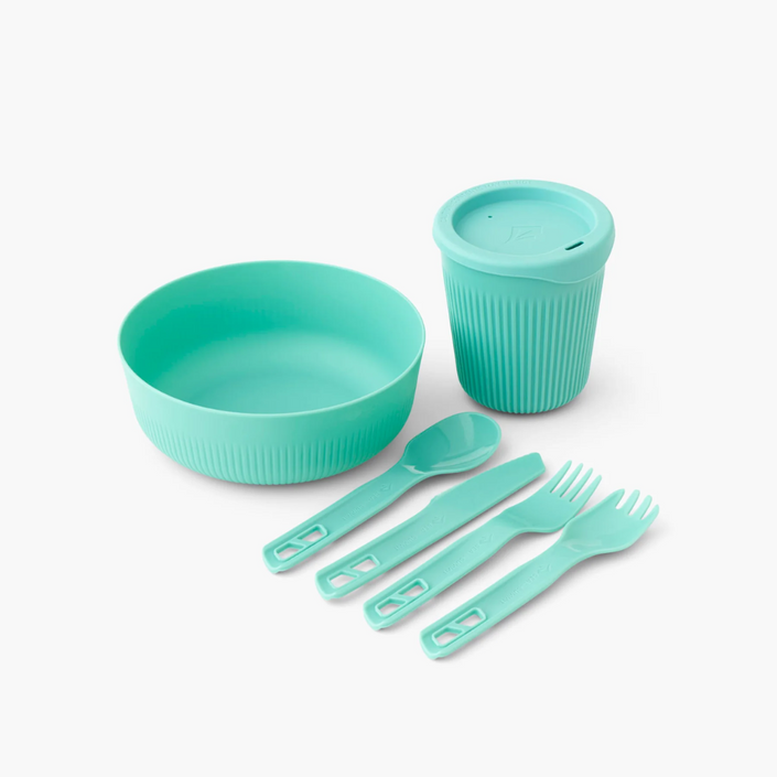 SEA TO SUMMIT Passage Dinnerware Set 6pc - Aqua Sea