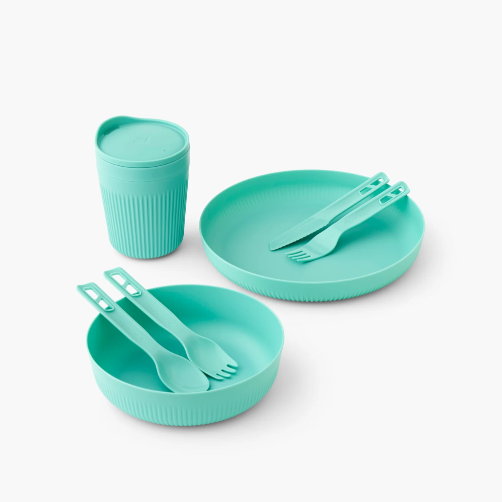 Load image into Gallery viewer, SEA TO SUMMIT Passage Dinnerware Set 7pc - Aqua Sea