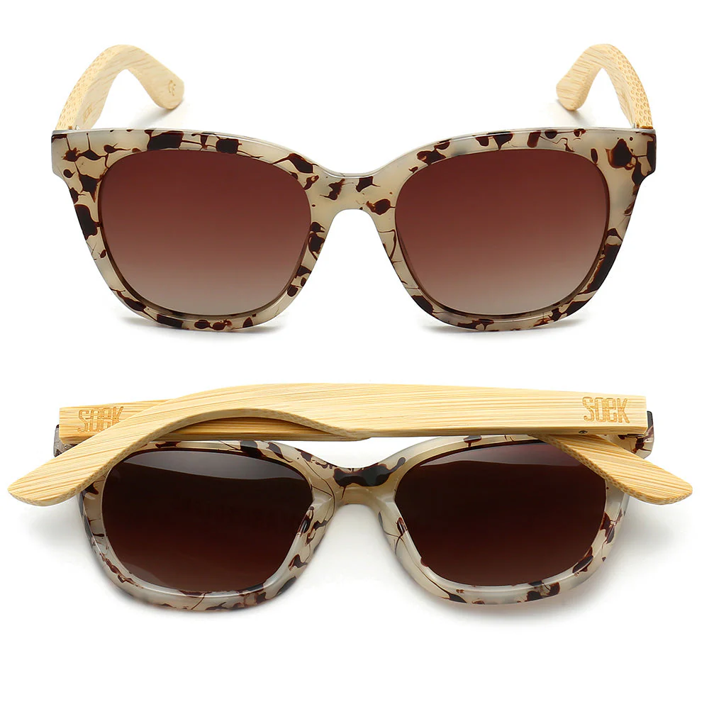 Load image into Gallery viewer, SOEK Adult Polarised Sunglasses - Lila Grace Ivory Tortoise