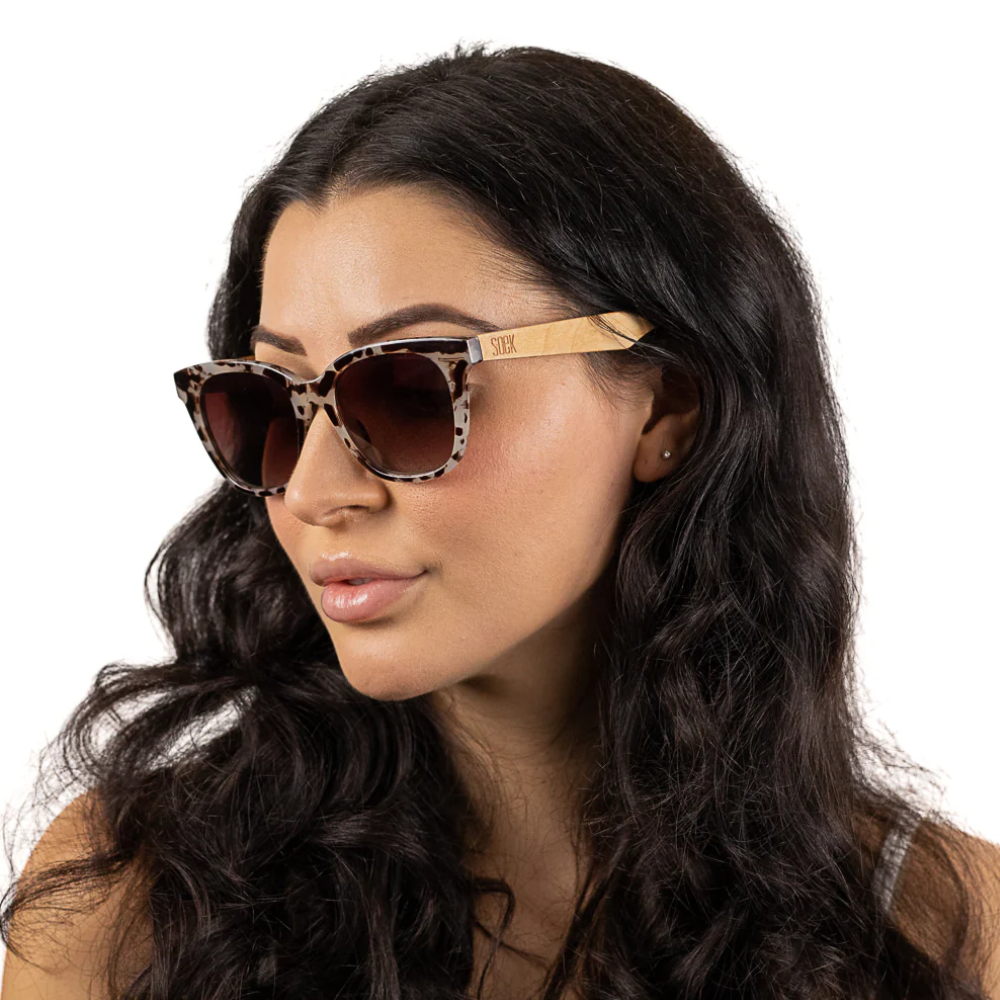 Load image into Gallery viewer, SOEK Adult Polarised Sunglasses - Lila Grace Ivory Tortoise