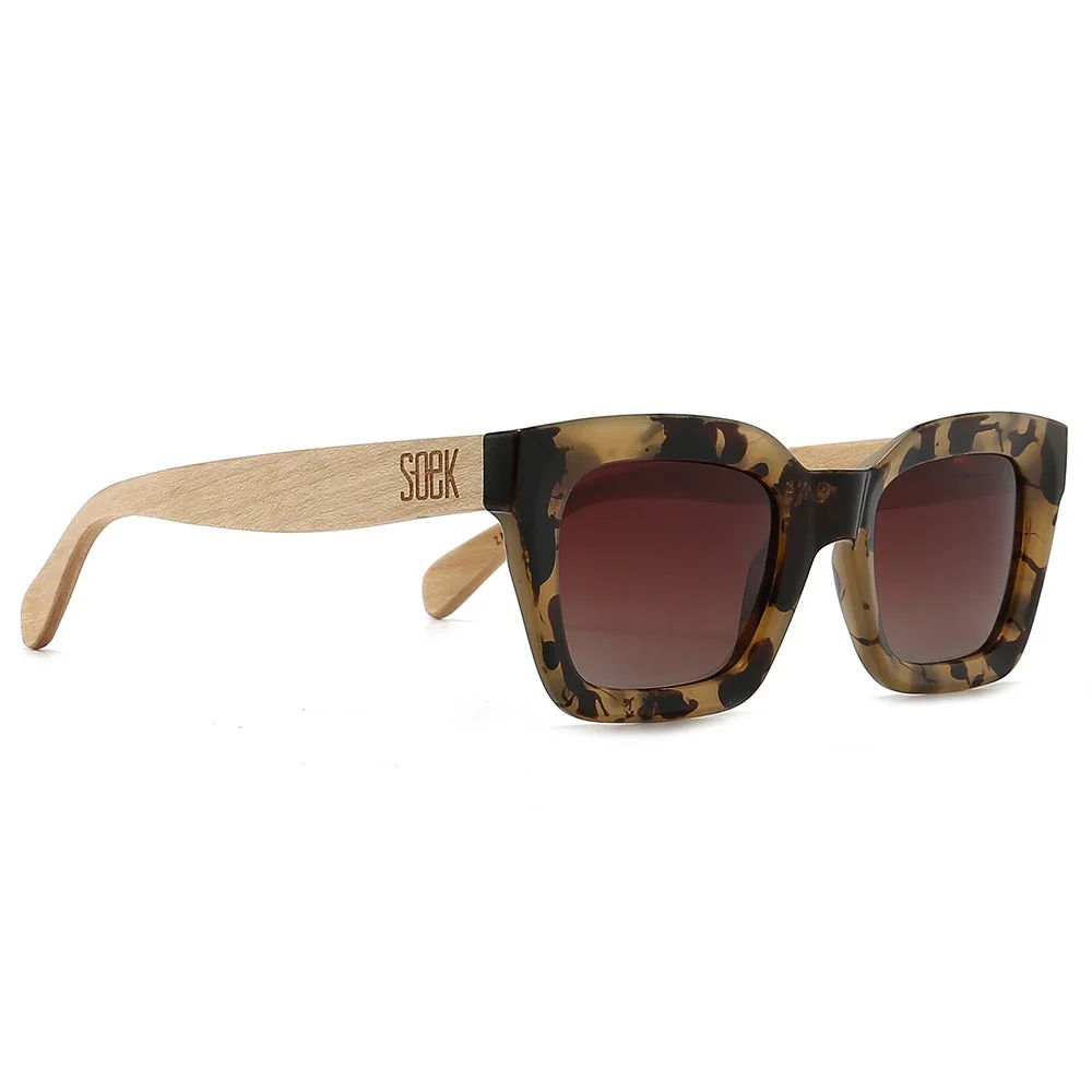 SOEK Adult Polarised Sunglasses - Zahra Opal Tortoise