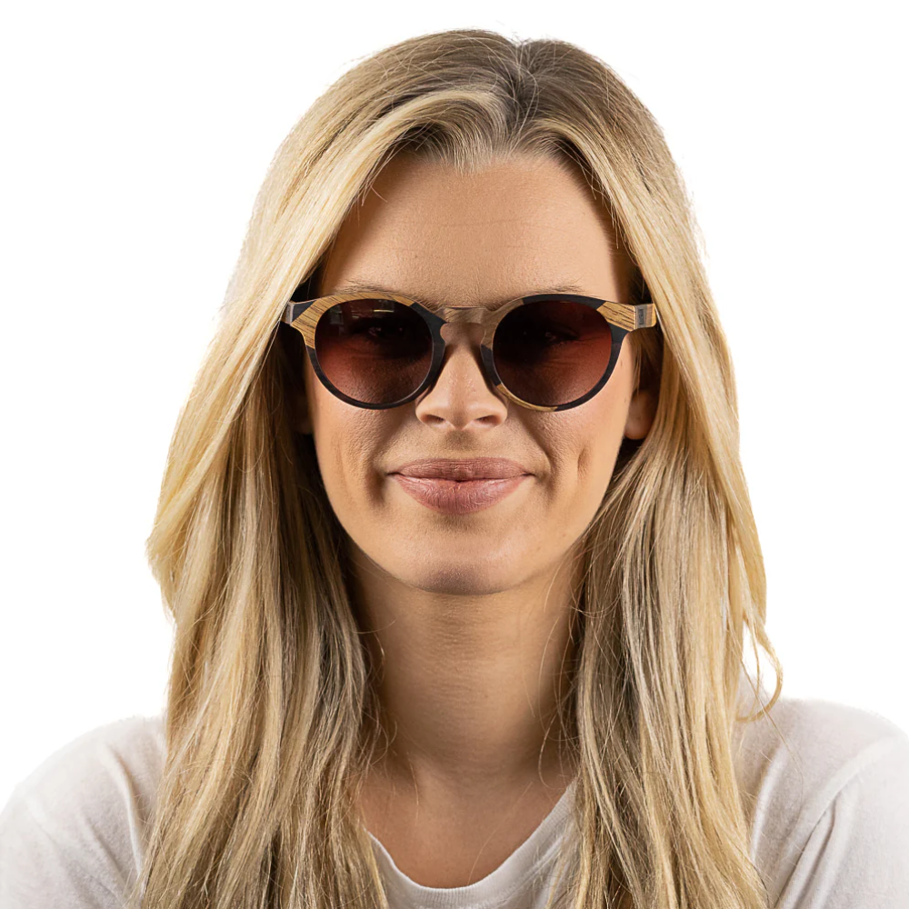 Load image into Gallery viewer, SOEK Adult Polarised Sunglasses - Drifter Maple &amp; Ebony