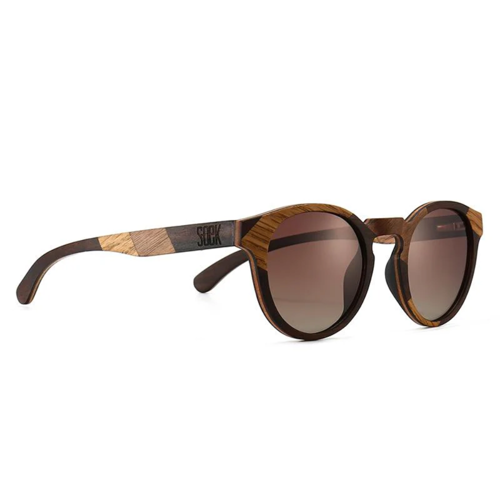 Load image into Gallery viewer, SOEK Adult Polarised Sunglasses - Drifter Maple &amp; Ebony