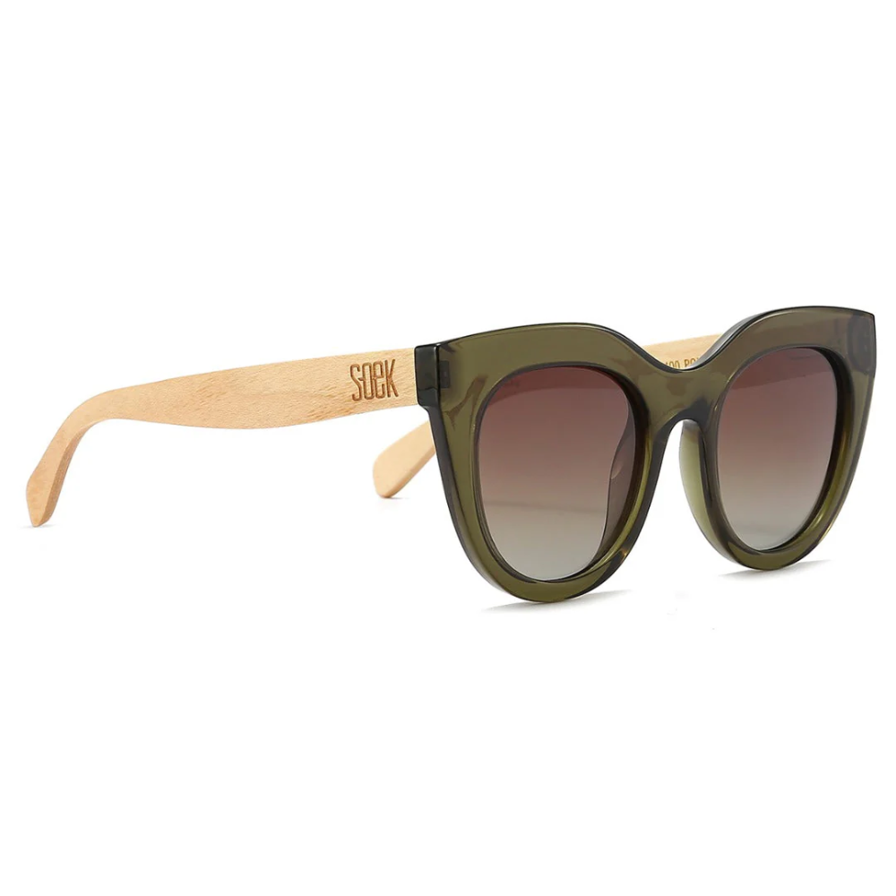 SOEK Adult Polarised Sunglasses - Milla Khaki