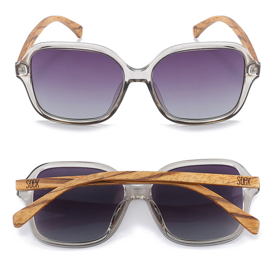 SOEK Adult Polarised Sunglasses - Scarlett Grey Mist