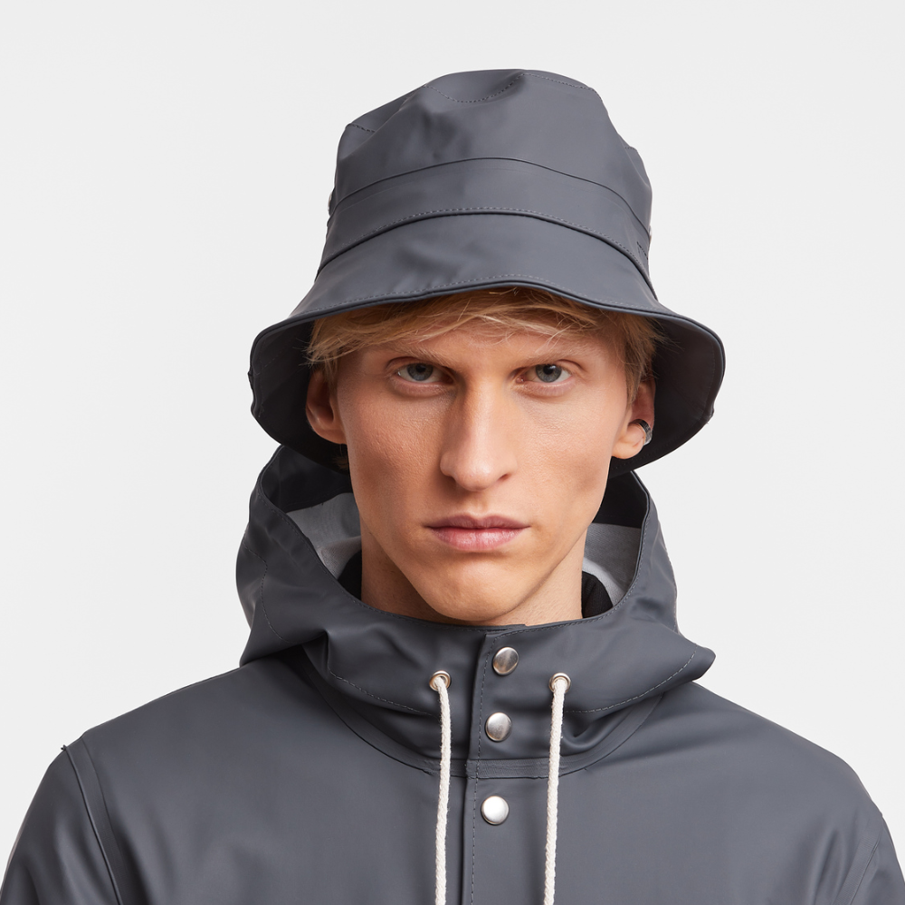 Load image into Gallery viewer, STUTTERHEIM Beckholmen Waterproof Bucket Hat - Charcoal