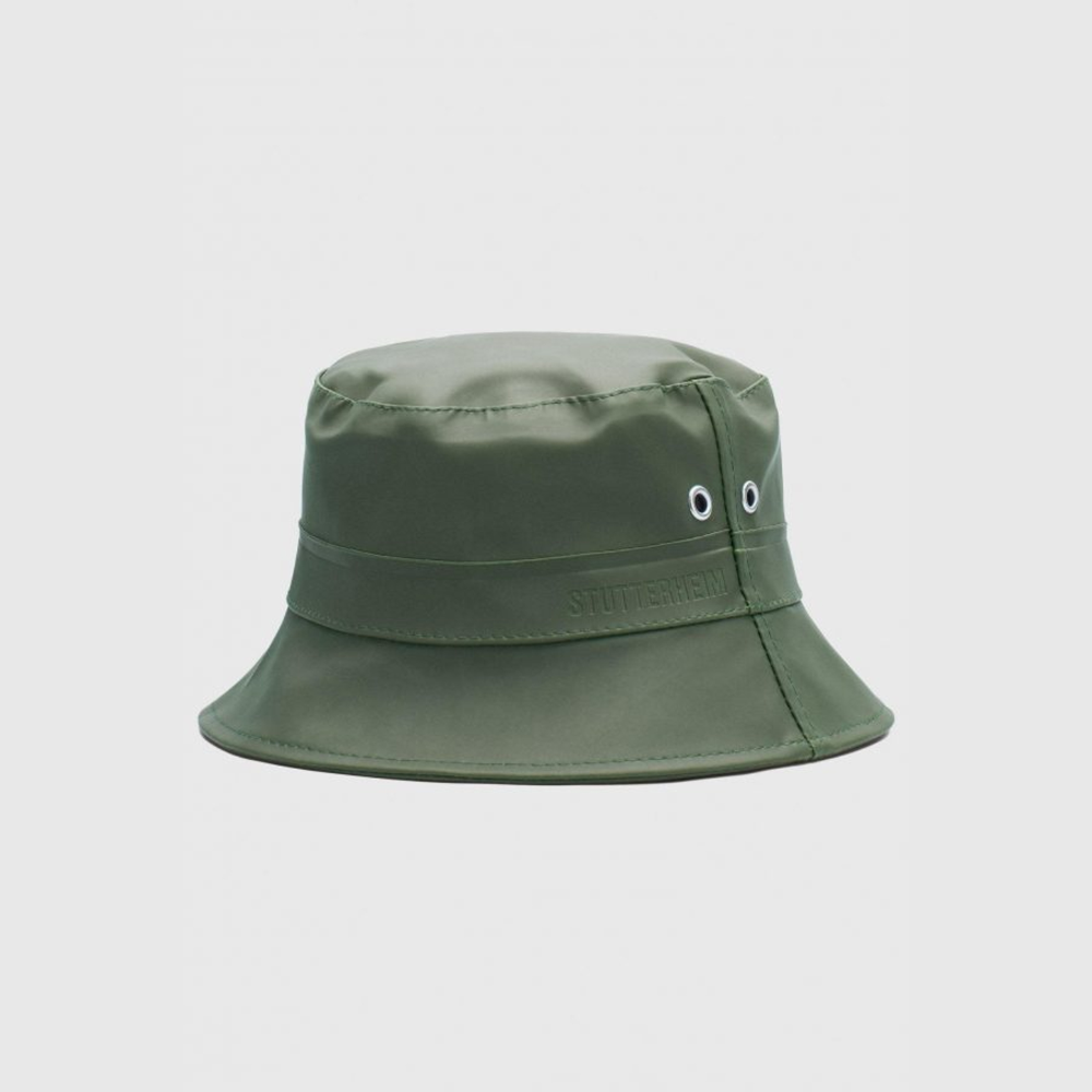 STUTTERHEIM Beckholmen Waterproof Bucket Hat - Green