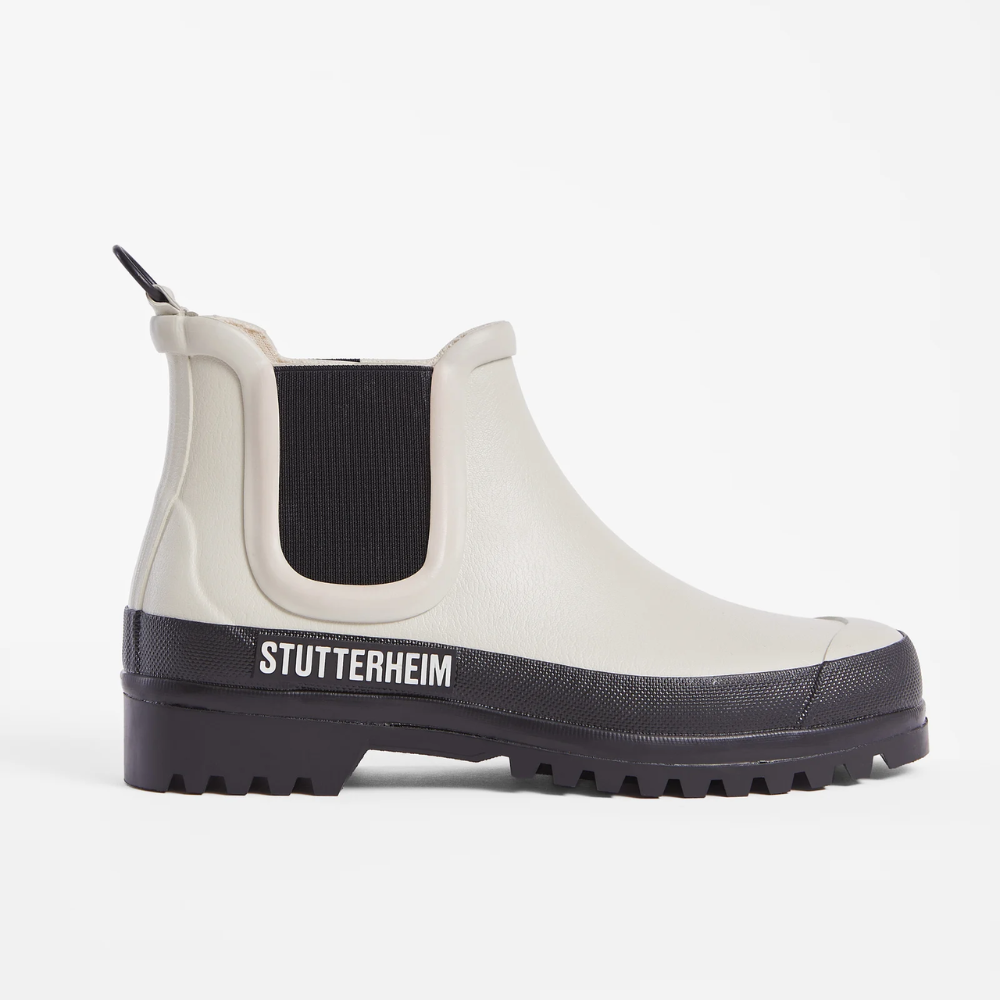 Load image into Gallery viewer, STUTTERHEIM Chelsea Rainwalker - Oyster/Black