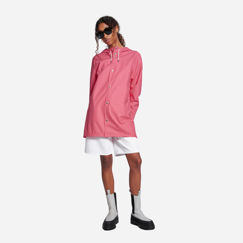 STUTTERHEIM Stockholm Lightweight Raincoat Bubblegum