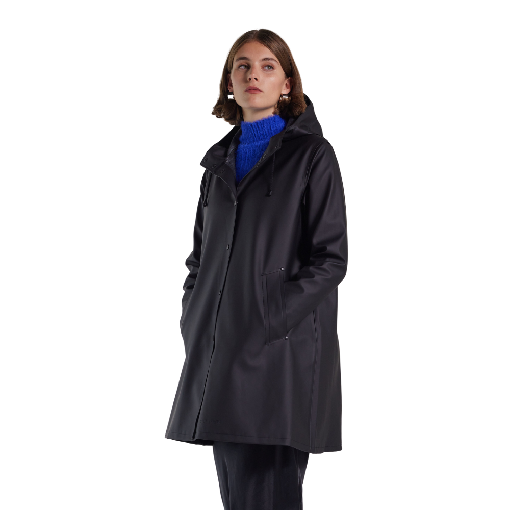 STUTTERHEIM Mosebacke Raincoat - Black