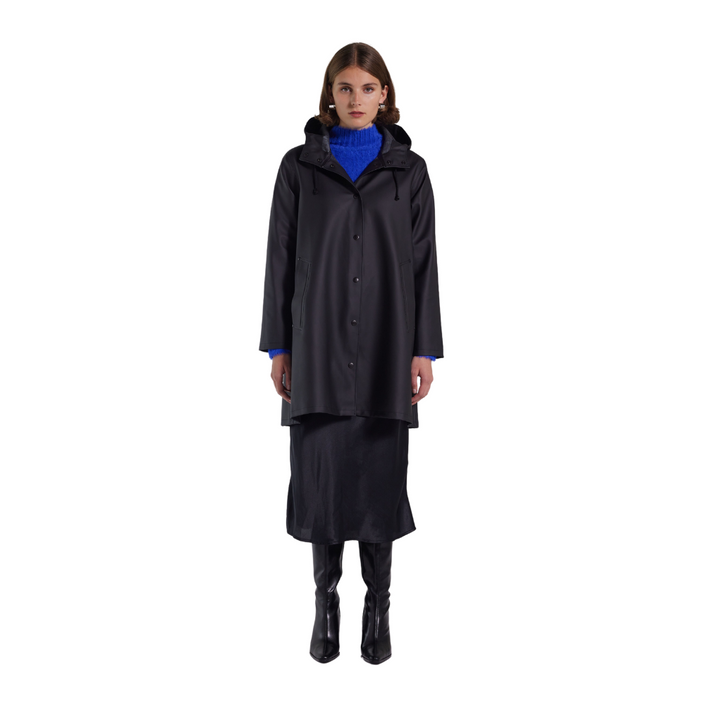 STUTTERHEIM Mosebacke Raincoat - Black