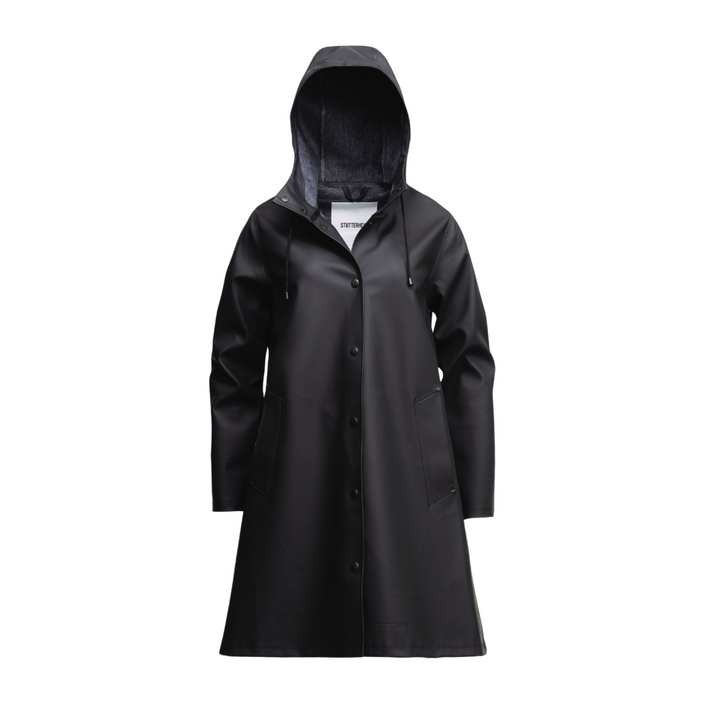 STUTTERHEIM Mosebacke Raincoat - Black