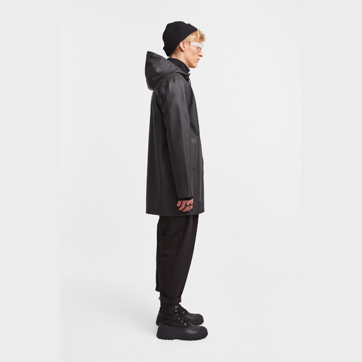 STUTTERHEIM Stockholm Lightweight Raincoat - Black