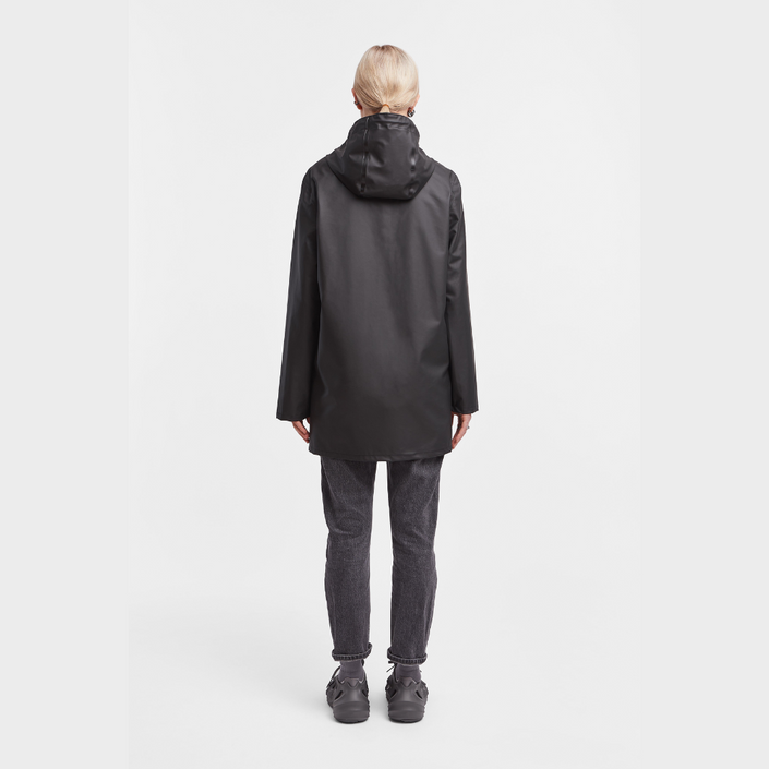 STUTTERHEIM Stockholm Lightweight Raincoat - Black