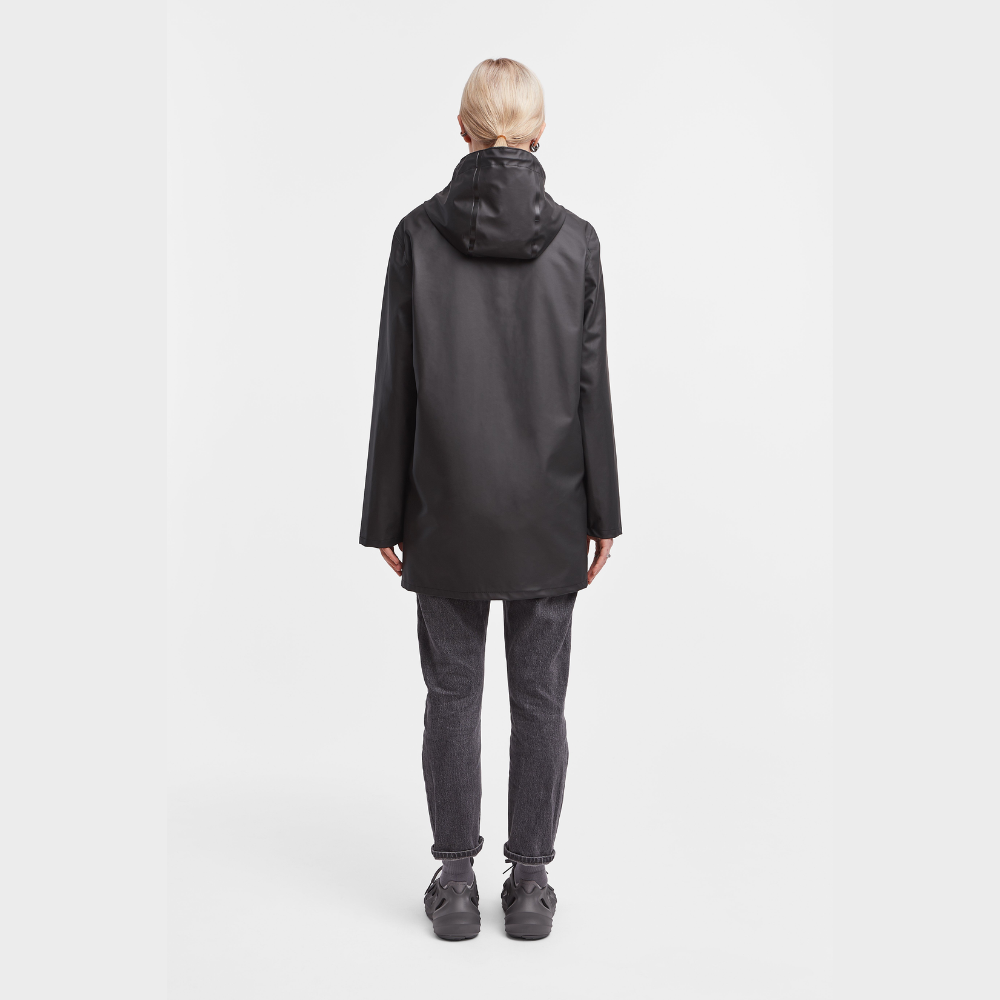 Load image into Gallery viewer, STUTTERHEIM Stockholm Lightweight Raincoat - Black