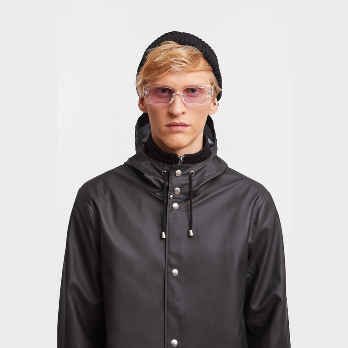 STUTTERHEIM Stockholm Lightweight Raincoat - Black