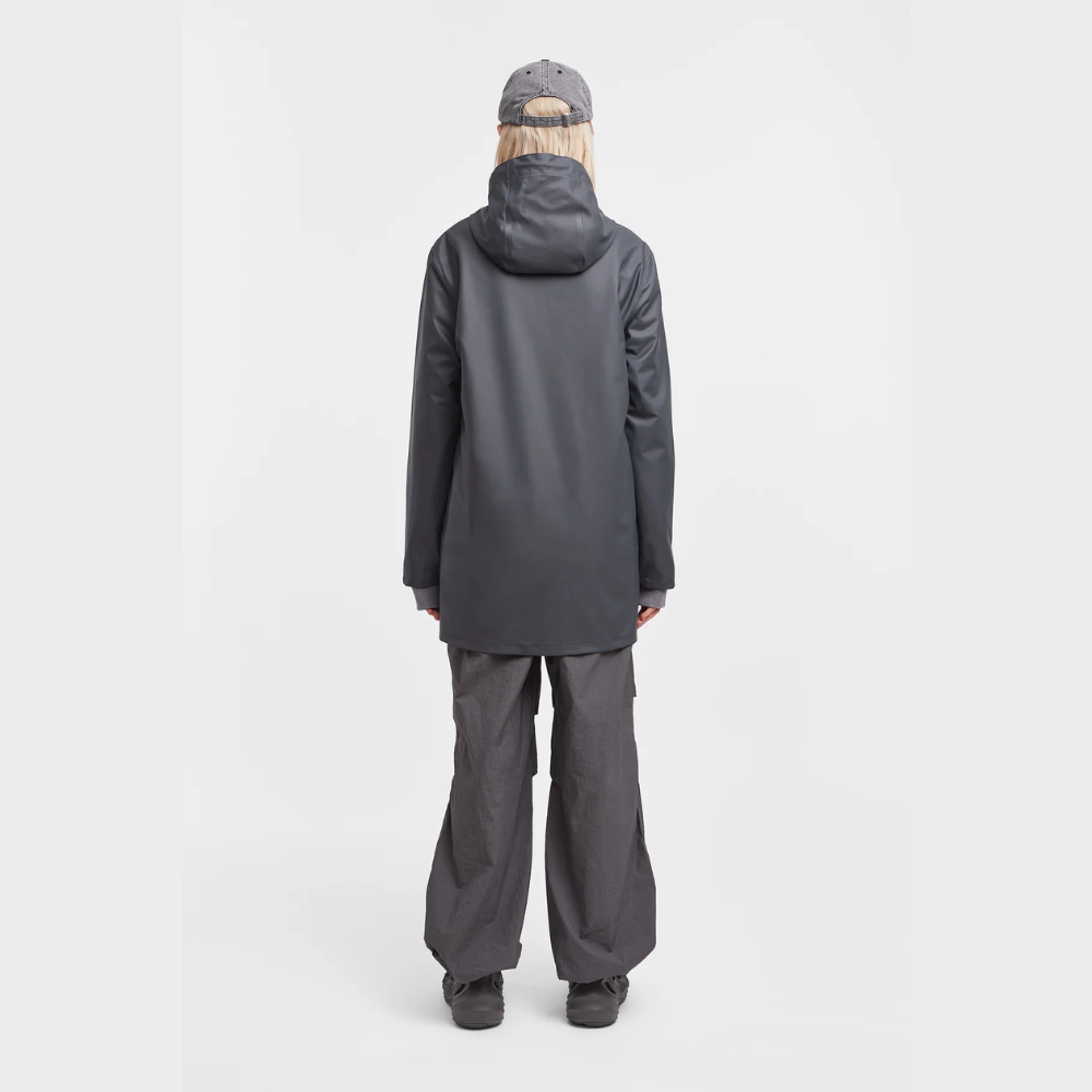 Load image into Gallery viewer, STUTTERHEIM Stockholm Raincoat - Charcoal