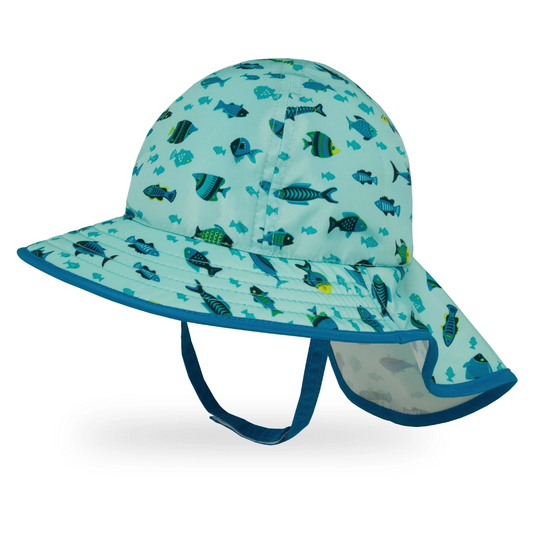 SUNDAY AFTERNOONS Infant SunSprout Hat - Little Fishies