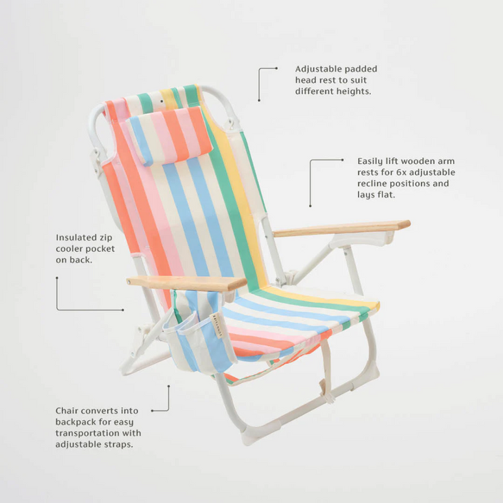 SUNNYLIFE Deluxe Beach Chair - Utopia Multi