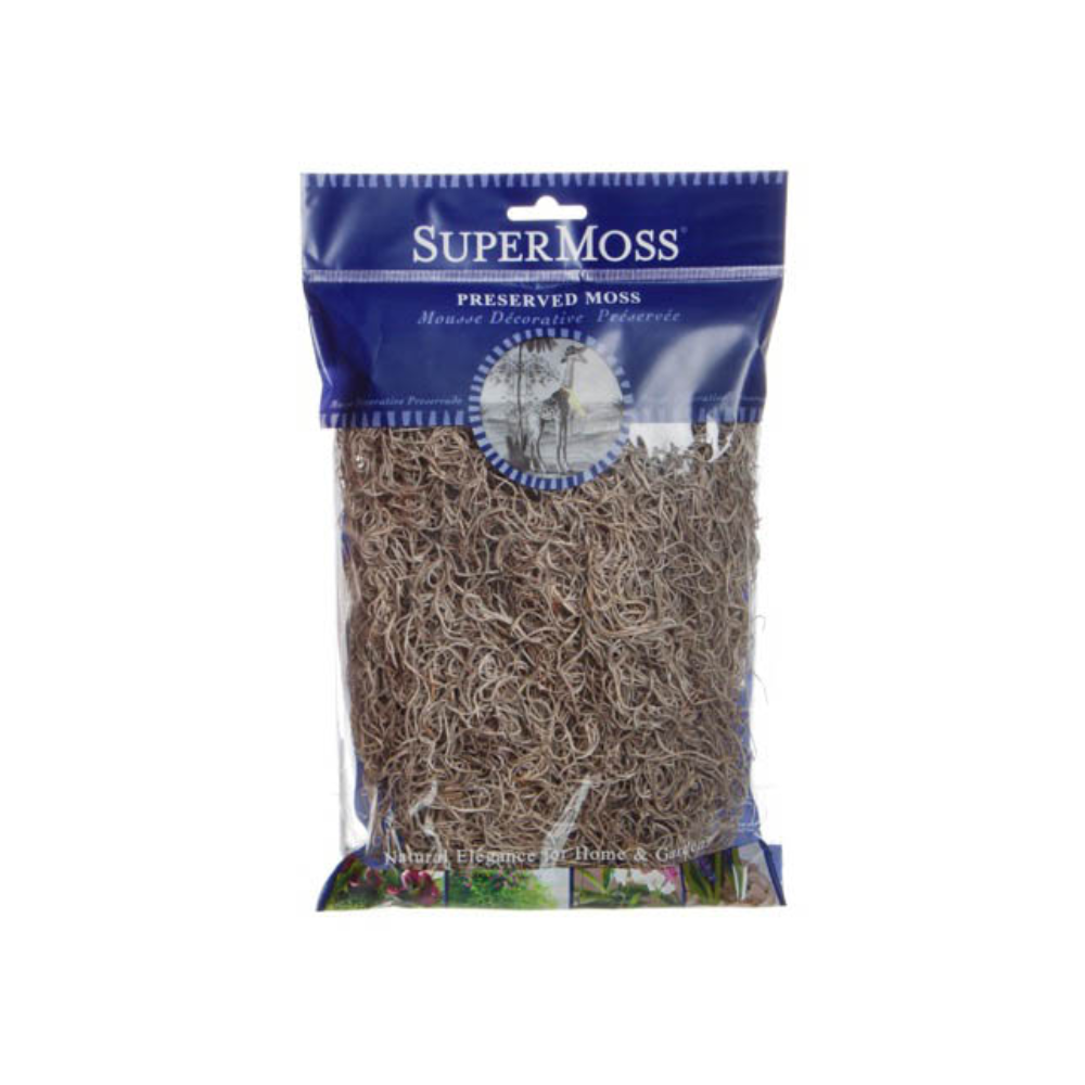 SUPERMOSS Spanish Moss Preserved 55g Bag - Natural