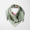ARTIFACT Square Silk Scarf - Silva Flora