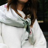 ARTIFACT Square Silk Scarf - Silva Flora