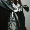 ARTIFACT Square Silk Scarf - Silva Noire