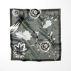 ARTIFACT Square Silk Scarf - Silva Noire