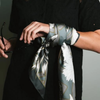 ARTIFACT Square Silk Scarf - Silva Noire