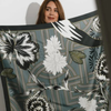 ARTIFACT Square Silk Scarf - Silva Noire