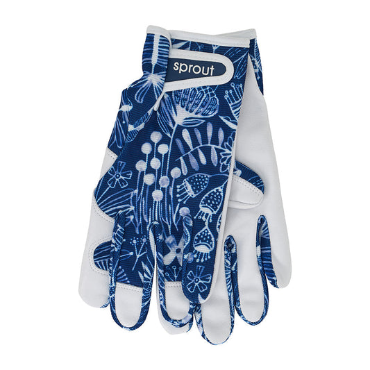 ANNABEL TRENDS Sprout Ladies' Goatskin Garden Gloves, Printed