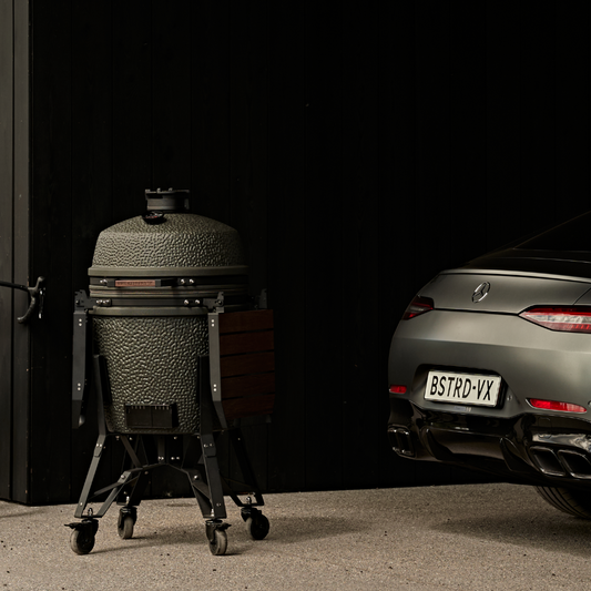 THE BASTARD VX Medium Kamado Charcoal Grill - 12pce Deluxe Kit  **Limited Stock**