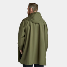 Load image into Gallery viewer, TILLEY Packable Hooded Poncho - Khaki Green