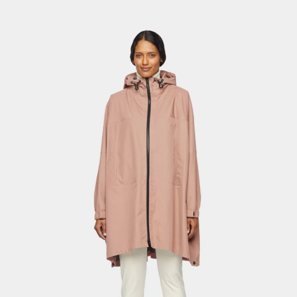 Load image into Gallery viewer, TILLEY Packable Hooded Poncho - Light Pink