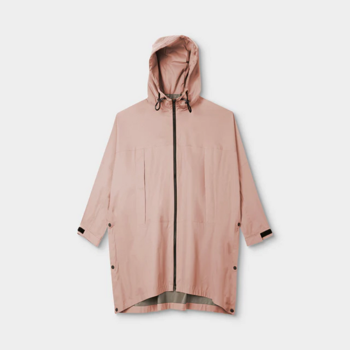TILLEY Packable Hooded Poncho - Light Pink