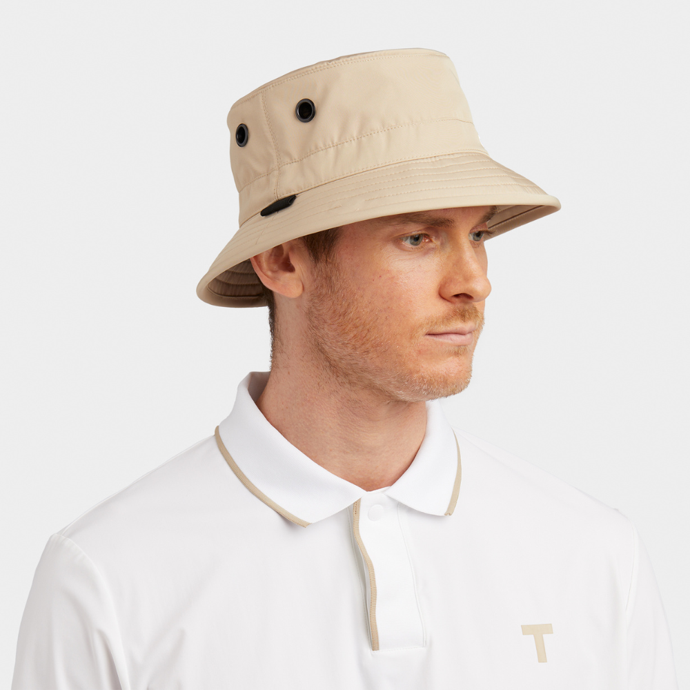 Load image into Gallery viewer, TILLEY Golf Bucket Hat - Light Tan