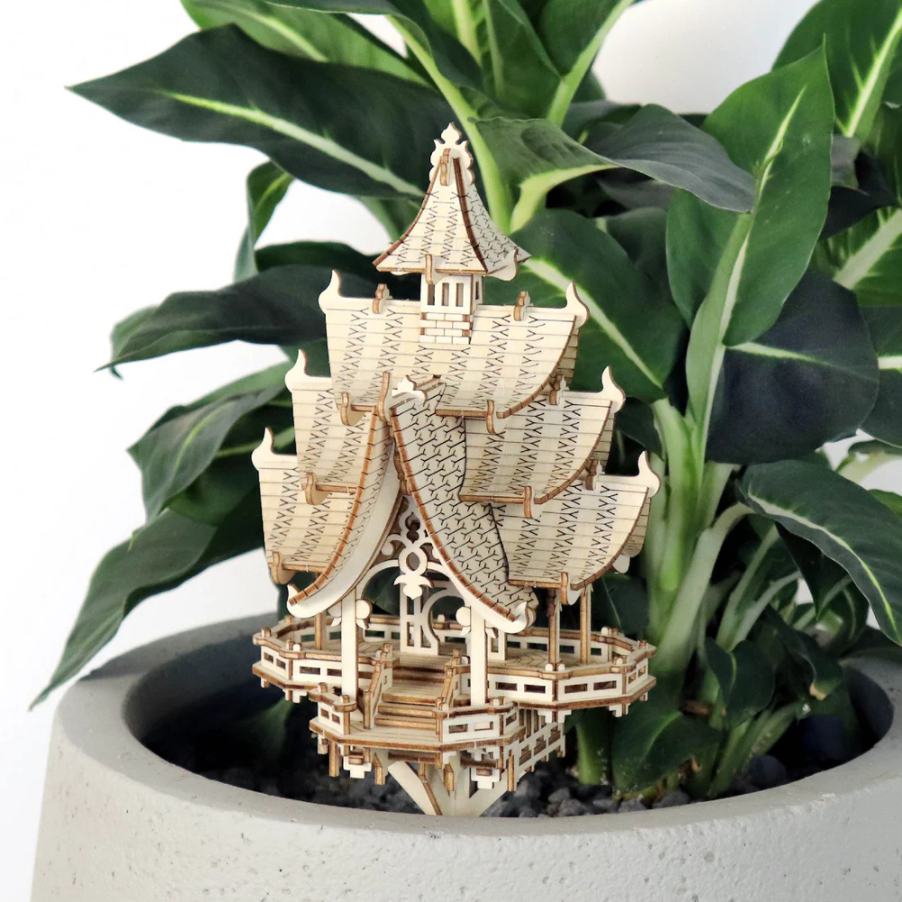 Load image into Gallery viewer, TINY TREEHOUSES DIY Model Kit - Temple of Joy