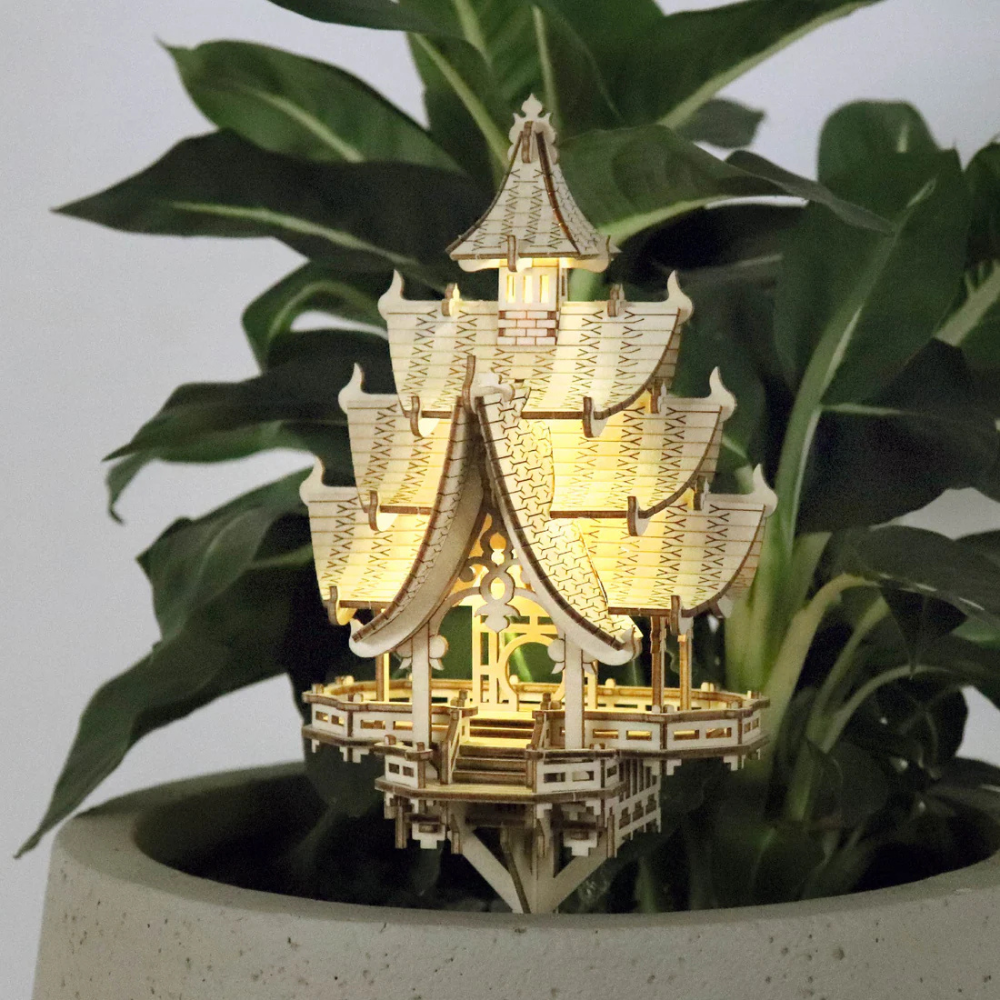 Load image into Gallery viewer, TINY TREEHOUSES DIY Model Kit - Temple of Joy