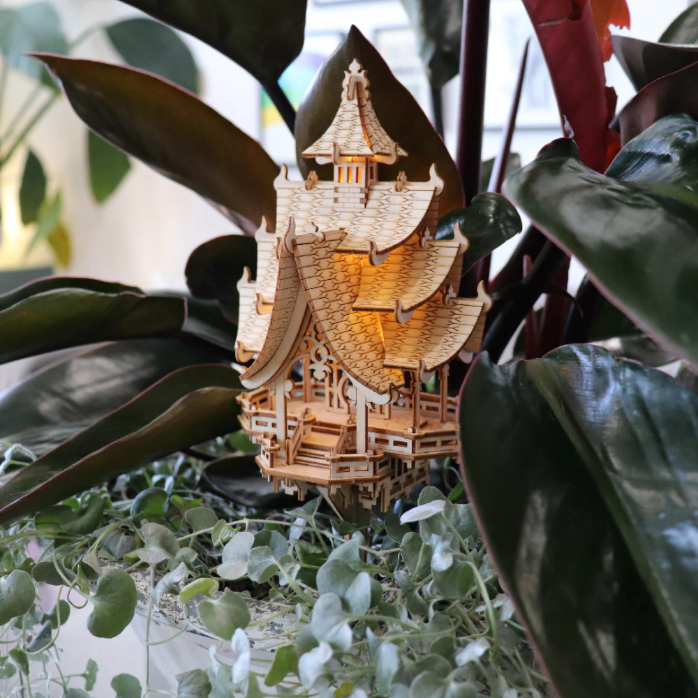 Load image into Gallery viewer, TINY TREEHOUSES DIY Model Kit - Temple of Joy