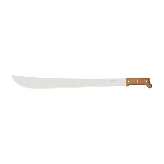 TRAMONTINA Machete with Carbon Steel Blade and Wood Handle - 610mm / 24"