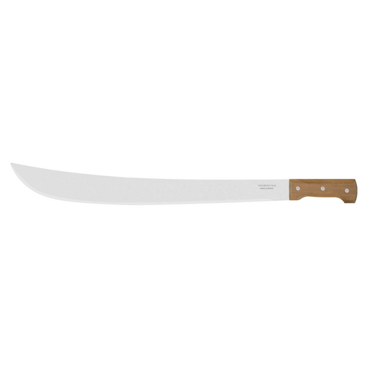 TRAMONTINA Machete with Carbon Steel Blade and Wood Handle - 560mm / 22"