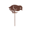ESSCHERT DESIGN Chick Silhouette Rust - Set of 3