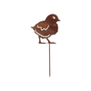 ESSCHERT DESIGN Chick Silhouette Rust - Set of 3