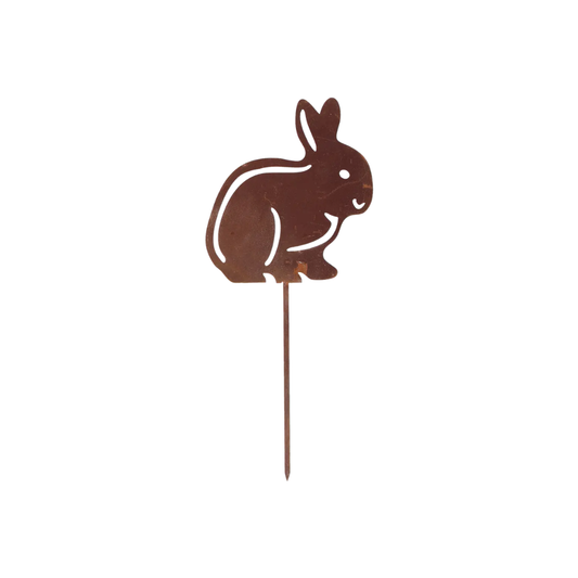ESSCHERT DESIGN Young Hare Silhouette Rust - Set of 3