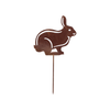 ESSCHERT DESIGN Young Hare Silhouette Rust - Set of 3