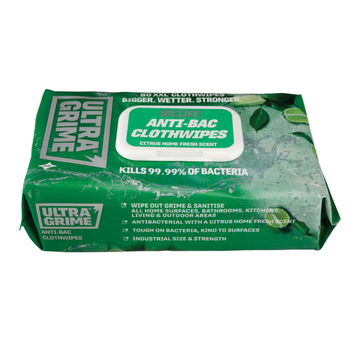 ULTRAGRIME Anti-Bac Citrus XXL Clothwipes 80pk