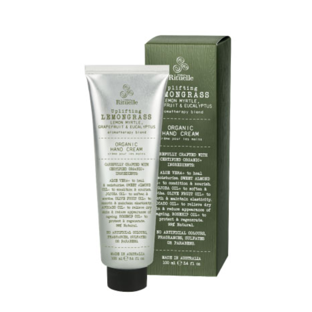 Load image into Gallery viewer, URBAN RITUELLE Flourish Organics Hand Cream 100ml - Lemongrass